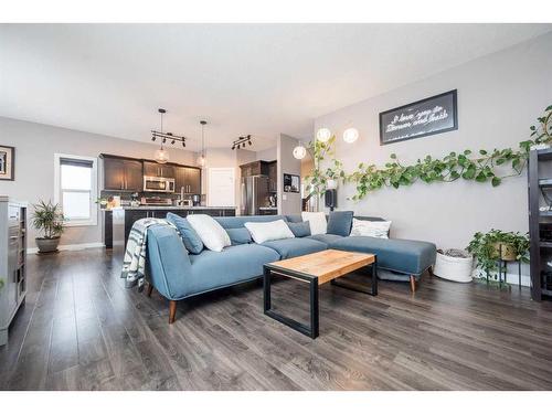 12918 106A Street, Grande Prairie, AB - Indoor Photo Showing Living Room With Fireplace