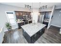 12918 106A Street, Grande Prairie, AB  - Indoor Photo Showing Kitchen With Double Sink With Upgraded Kitchen 