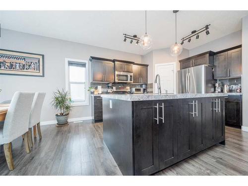 12918 106A Street, Grande Prairie, AB - Indoor Photo Showing Kitchen With Upgraded Kitchen