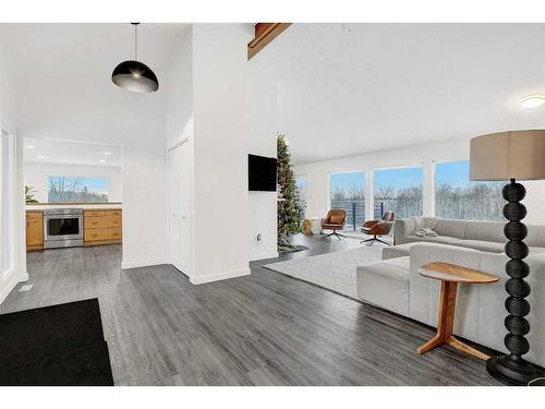 725043 Rr54, Rural Grande Prairie No. 1, County Of, AB - Indoor Photo Showing Living Room With Fireplace