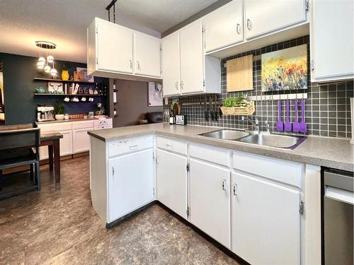 9652 82 Avenue, Grande Prairie, AB - Indoor Photo Showing Kitchen With Double Sink