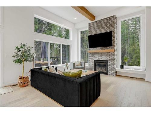 57-704010 Range Road 64, Rural Grande Prairie No. 1, County Of, AB - Indoor Photo Showing Living Room With Fireplace