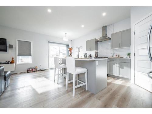 8809 86A Avenue, Grande Prairie, AB - Indoor Photo Showing Kitchen With Upgraded Kitchen