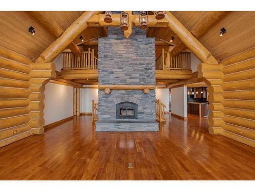 724056 Range Road 55, Rural Grande Prairie No. 1, County Of, AB - Indoor Photo Showing Other Room With Fireplace