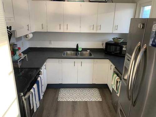 4314 54 Street, Grimshaw, AB - Indoor Photo Showing Kitchen With Double Sink