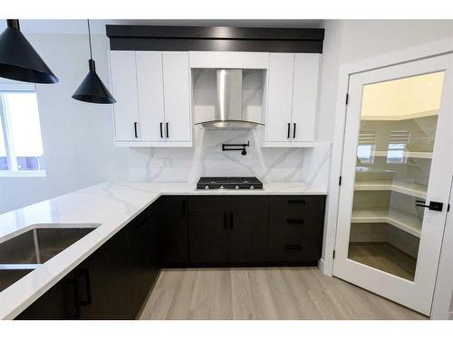 13013 104B Street, Grande Prairie, AB - Indoor Photo Showing Kitchen With Double Sink