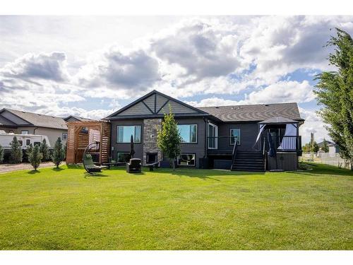 7626 Abbey Lane, Rural Grande Prairie No. 1, County Of, AB - Outdoor With Deck Patio Veranda With Facade