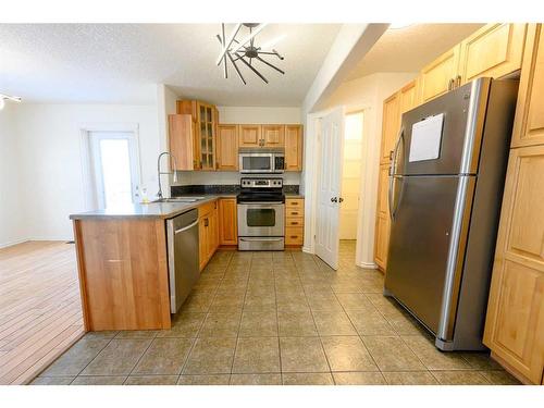 13106 95 Street, Grande Prairie, AB - Indoor Photo Showing Kitchen With Stainless Steel Kitchen