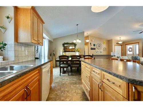 82356 Range Road 214, Rural Northern Sunrise County, AB - Indoor Photo Showing Kitchen With Double Sink