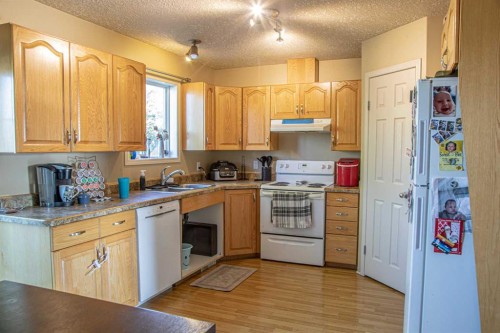 10808 100 Avenue, High Level, AB - Indoor Photo Showing Kitchen With Double Sink