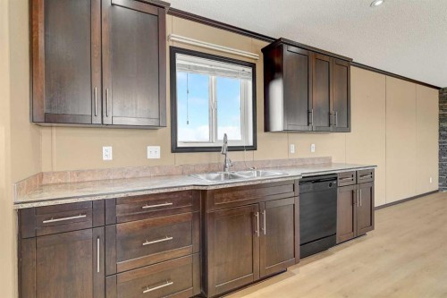 Range Road 54, Rural Grande Prairie No. 1, County Of, AB - Indoor Photo Showing Kitchen With Double Sink