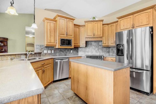 1716 60017 Twp Rd 704A, Rural Grande Prairie No. 1, County Of, AB - Indoor Photo Showing Kitchen With Stainless Steel Kitchen With Double Sink