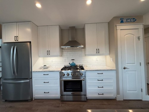 7-13417 Twp Rd 752A, High Prairie, AB - Indoor Photo Showing Kitchen With Stainless Steel Kitchen With Upgraded Kitchen