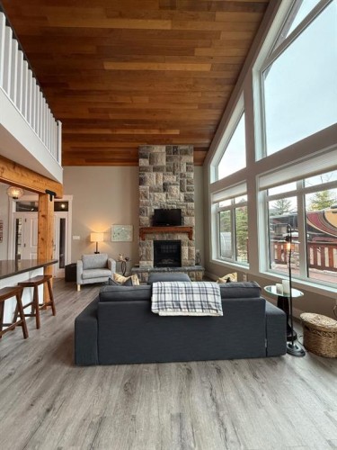 7-13417 Twp Rd 752A, High Prairie, AB - Indoor Photo Showing Living Room With Fireplace