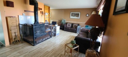 4601 50 Avenue, Grimshaw, AB - Indoor With Fireplace