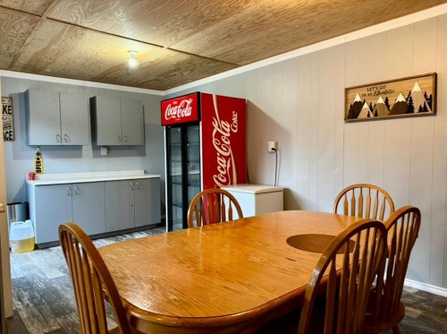 125 Monias Drive, Rural Big Lakes County, AB - Indoor Photo Showing Dining Room