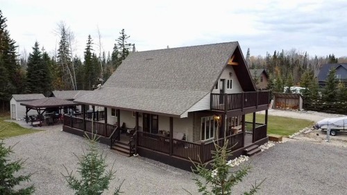 125 Monias Drive, Rural Big Lakes County, AB - Outdoor With Deck Patio Veranda