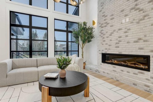 7938 Willow Grove Way, Rural Grande Prairie No. 1, County Of, AB - Indoor Photo Showing Living Room With Fireplace