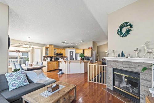 12817 88A Street, Grande Prairie, AB - Indoor Photo Showing Living Room With Fireplace