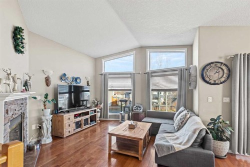 12817 88A Street, Grande Prairie, AB - Indoor Photo Showing Living Room With Fireplace