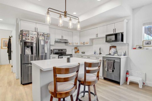 10609 114A Street, Grande Prairie, AB - Indoor Photo Showing Kitchen With Double Sink