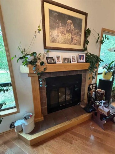 9602 71 Avenue, Peace River, AB - Indoor With Fireplace