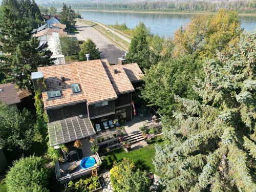 9602 71 Avenue, Peace River, AB - Outdoor With Body Of Water With View