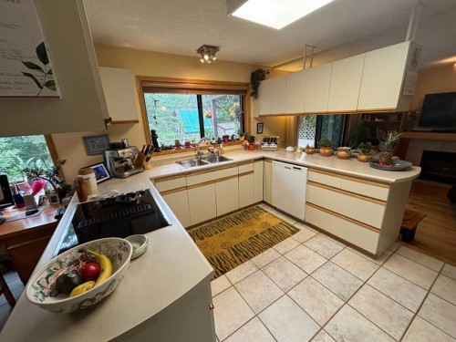 9602 71 Avenue, Peace River, AB - Indoor Photo Showing Kitchen With Double Sink