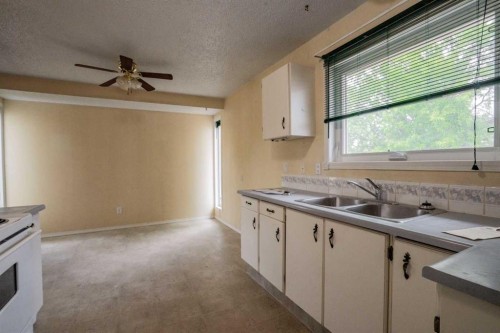 8325 101 Ave, Peace River, AB - Indoor Photo Showing Kitchen With Double Sink