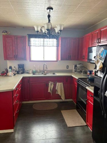 64050 Hwy 49, Rural Spirit River No. 133, M.D. Of, AB - Indoor Photo Showing Kitchen With Double Sink