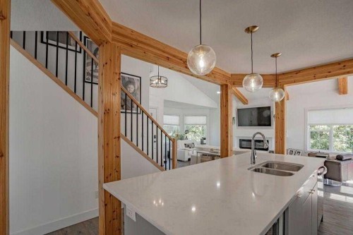12809 92 Street, Peace River, AB - Indoor Photo Showing Kitchen With Double Sink With Upgraded Kitchen
