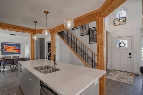 12809 92 Street, Peace River, AB - Indoor Photo Showing Kitchen With Double Sink