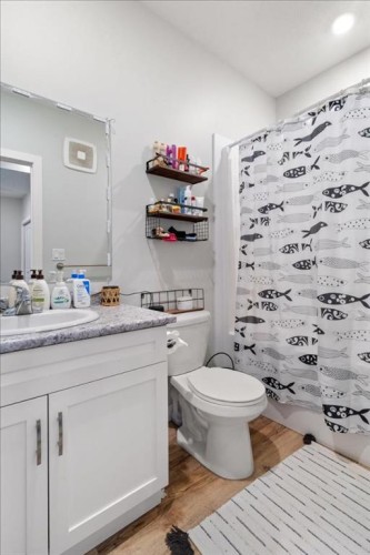 9601 114 Avenue, Clairmont, AB - Indoor Photo Showing Bathroom