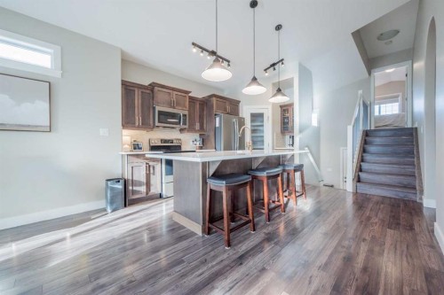 8861 85A Avenue, Grande Prairie, AB - Indoor Photo Showing Kitchen With Upgraded Kitchen