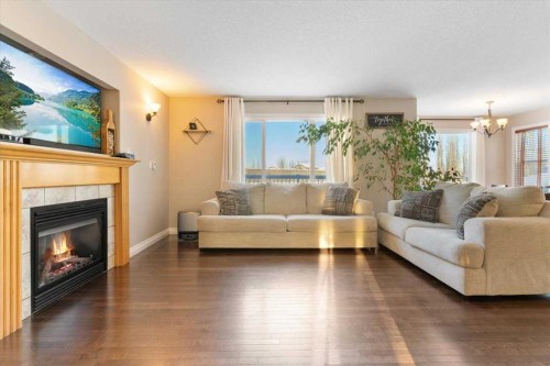 11102 67 Avenue, Grande Prairie, AB - Indoor Photo Showing Living Room With Fireplace