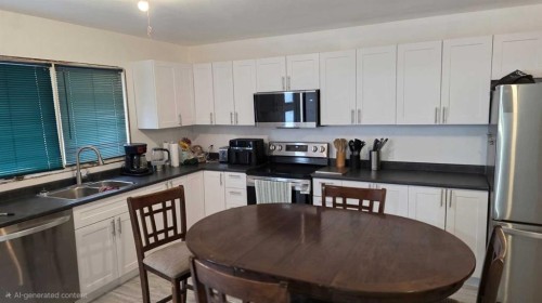 114 3 Avenue, Mclennan, AB - Indoor Photo Showing Kitchen With Double Sink