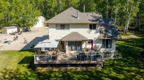 711044 Range Road 55, Grande Prairie, AB - Outdoor With Deck Patio Veranda