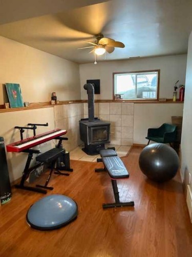 27 Bison Crescent, High Level, AB - Indoor With Fireplace