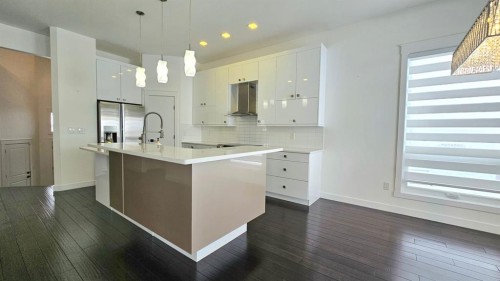 6530 Grand Banks Drive, Grande Prairie, AB - Indoor Photo Showing Kitchen With Upgraded Kitchen