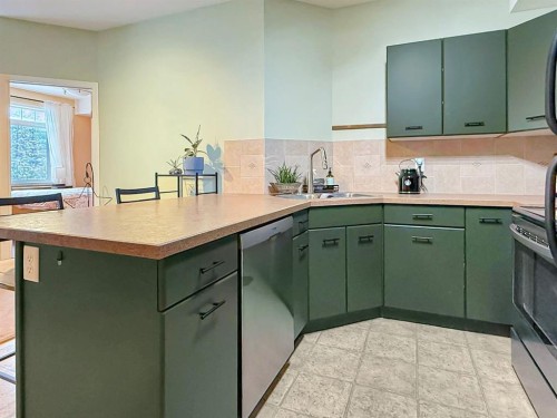 306-160 Moberly, Grande Cache, AB - Indoor Photo Showing Kitchen