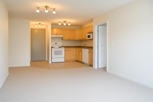 210-9810 96 Street, Grande Prairie, AB - Indoor Photo Showing Kitchen