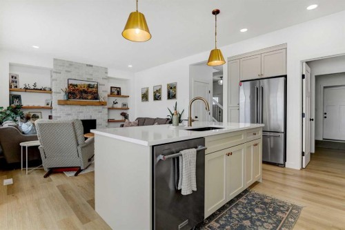 12018 83 Avenue, Grande Prairie, AB - Indoor Photo Showing Kitchen With Upgraded Kitchen