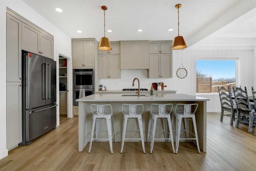 12018 83 Avenue, Grande Prairie, AB - Indoor Photo Showing Kitchen With Upgraded Kitchen