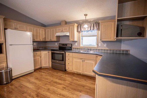 15 Dewberry Road, High Level, AB - Indoor Photo Showing Kitchen With Double Sink