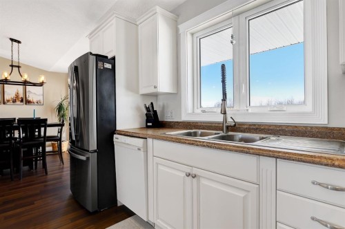 1419 Twp 724, Debolt, AB - Indoor Photo Showing Kitchen With Double Sink