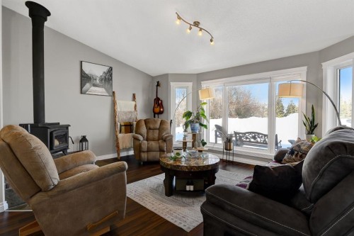 1419 Twp 724, Debolt, AB - Indoor Photo Showing Living Room With Fireplace