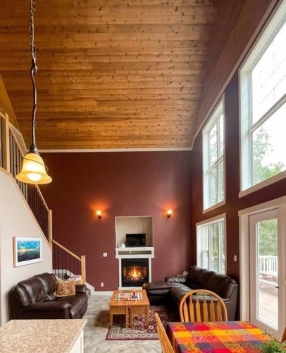 151 Peace River Avenue, Joussard, AB - Indoor With Fireplace