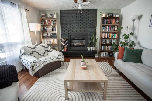 10403 106 Avenue, High Level, AB - Indoor With Fireplace