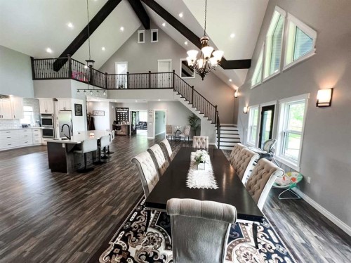 9110 100 Ave, La Crete, AB - Indoor Photo Showing Dining Room