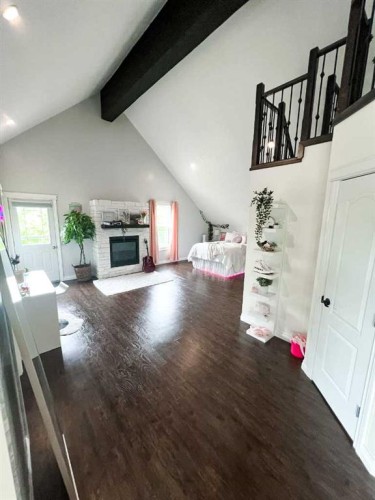 9110 100 Ave, La Crete, AB - Indoor With Fireplace